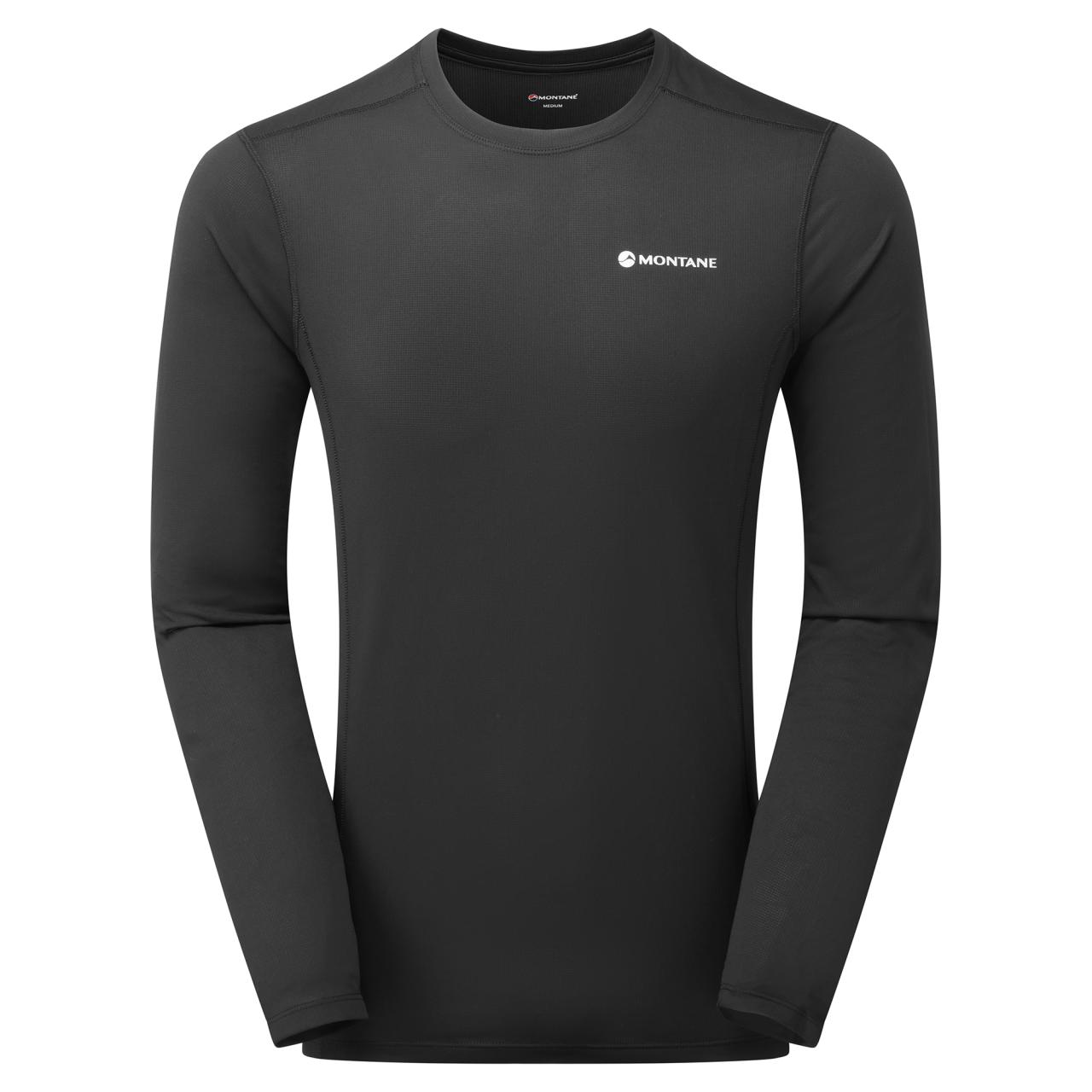 DART LITE LONG SLEEVE T-SHIRT-BLACK-S pánské triko dlouhý ruk. černé