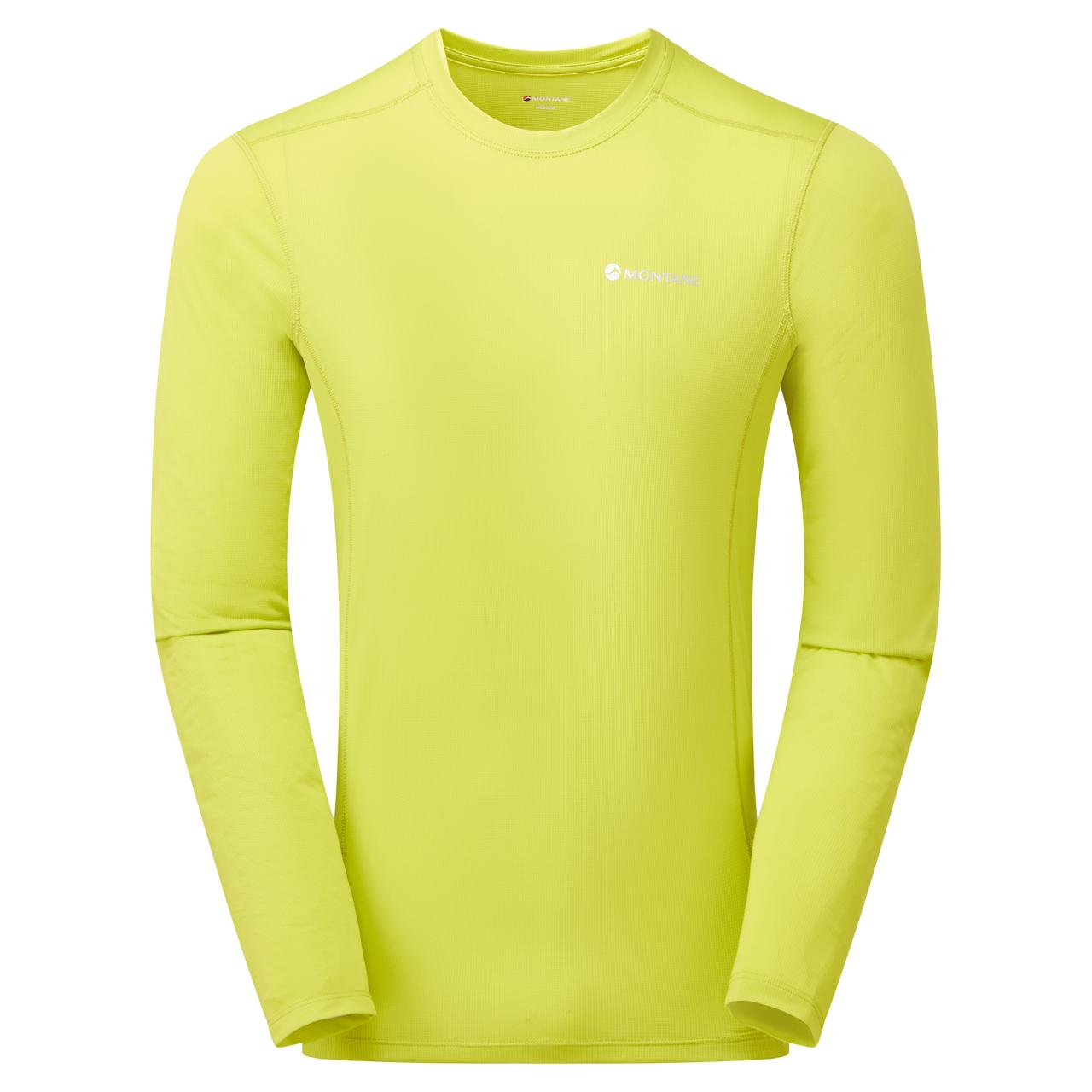 DART LITE LONG SLEEVE T-SHIRT-CITRUS SPRING-S pánské triko dlouhý ruk. žlutozelené