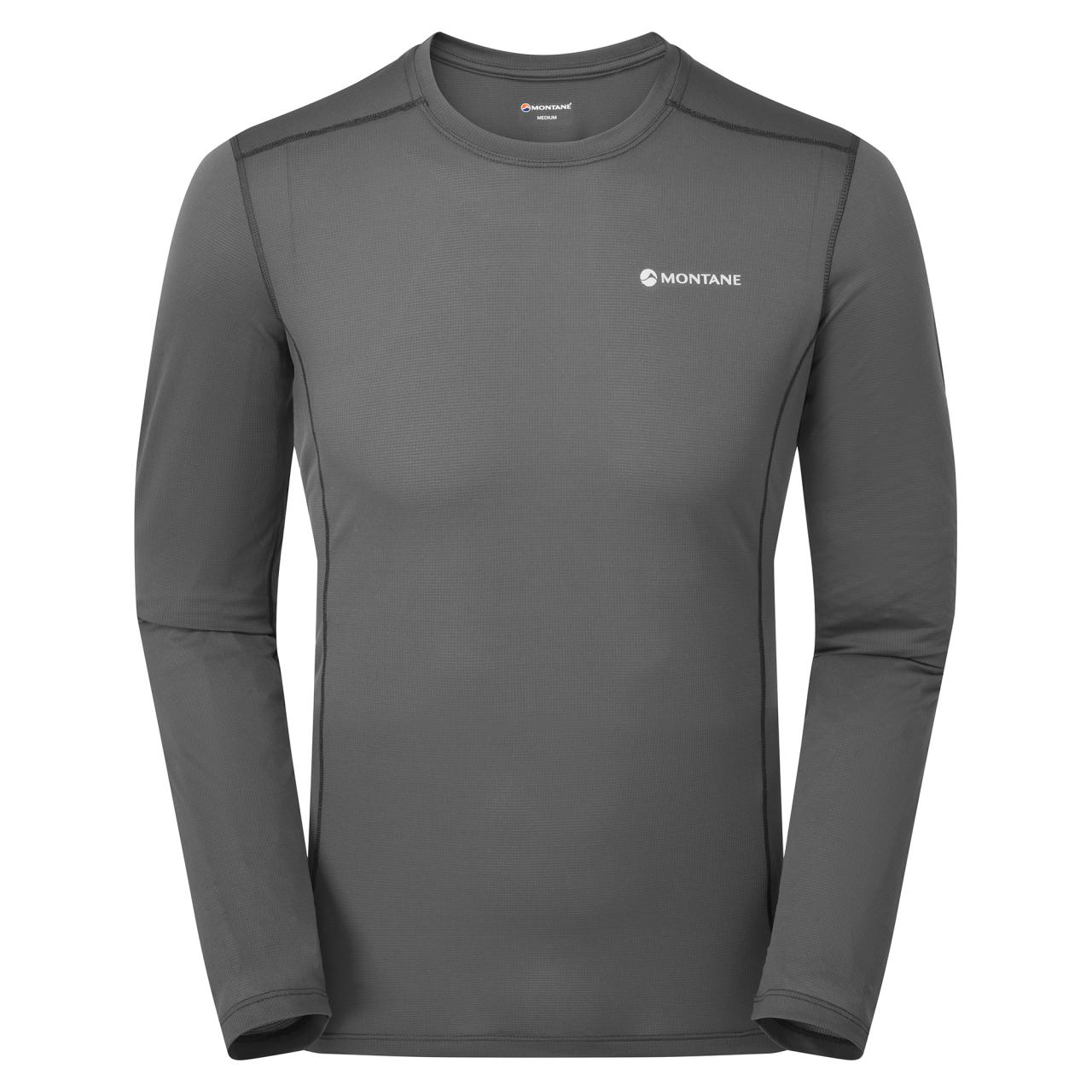 DART LITE LONG SLEEVE T-SHIRT-SLATE-XXL pánské triko dlouhý ruk. šedé