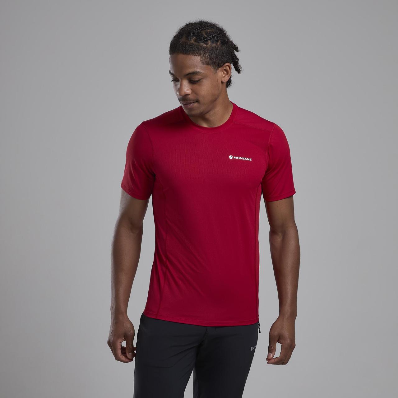 DART LITE T-SHIRT-ACER RED-M pánské tričko tmavě červené