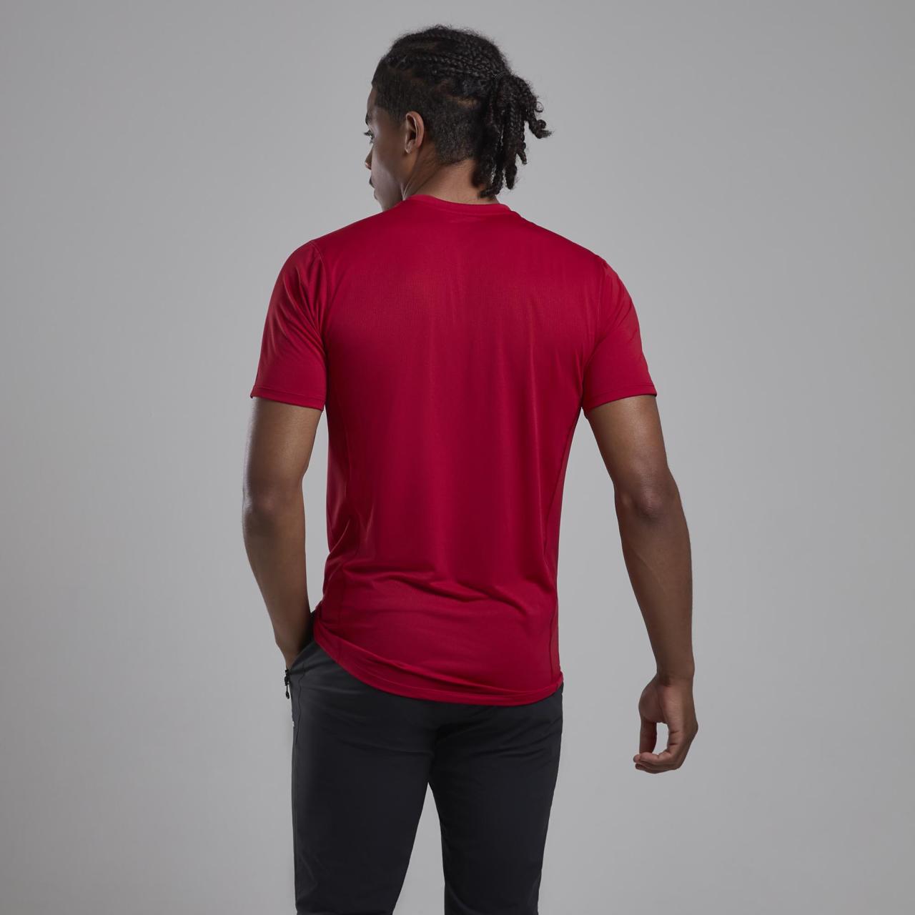 DART LITE T-SHIRT-ACER RED-M pánské tričko tmavě červené