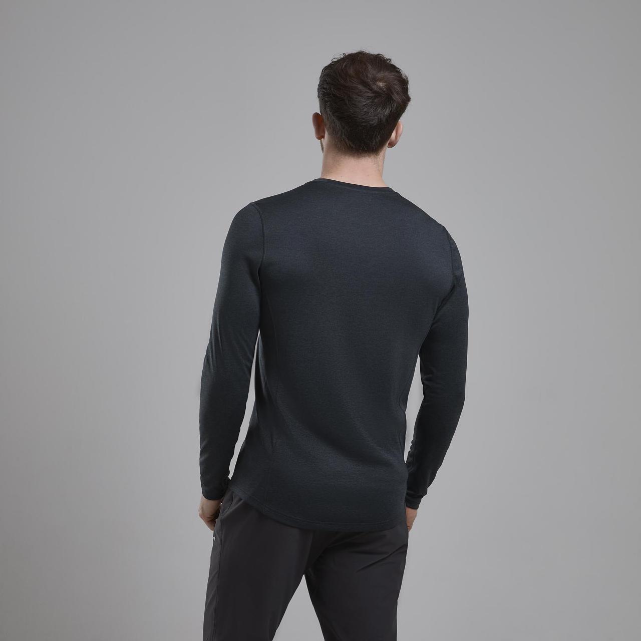 DART LONG SLEEVE T-SHIRT-BLACK-S pánské triko dlouhý ruk. černé