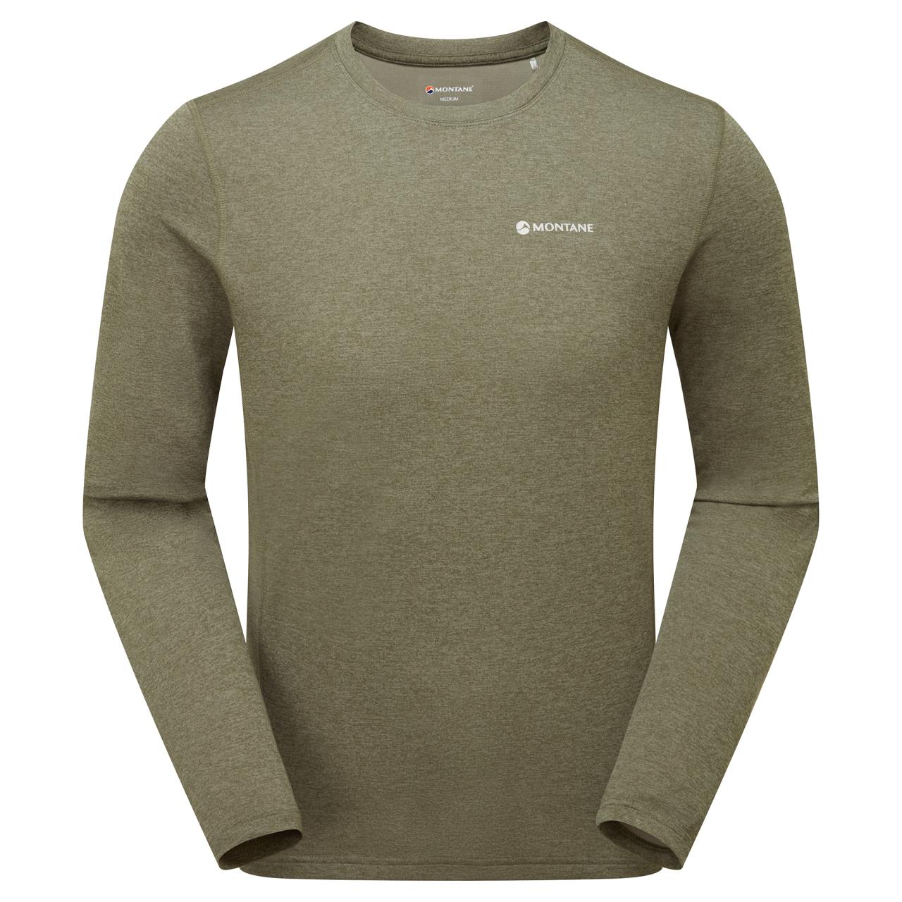 DART LONG SLEEVE T-SHIRT-CAPER-XL pánské triko dlouhý ruk. olivové