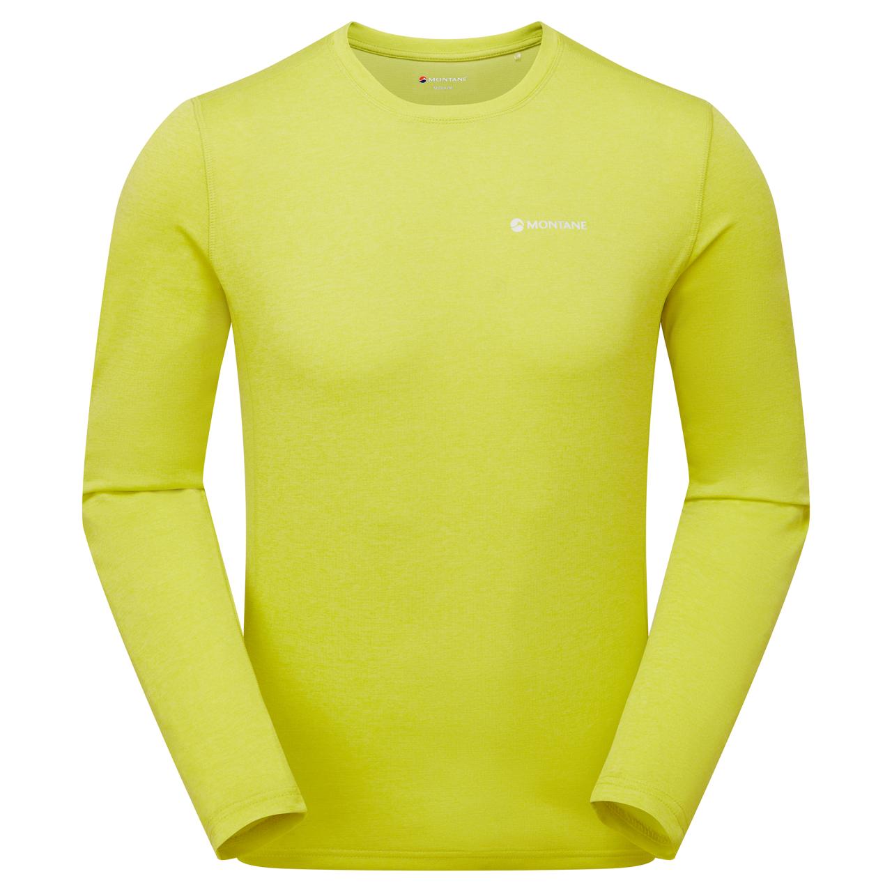 DART LONG SLEEVE T-SHIRT-CITRUS SPRING-M pánské triko dlouhý ruk. žlutozelené