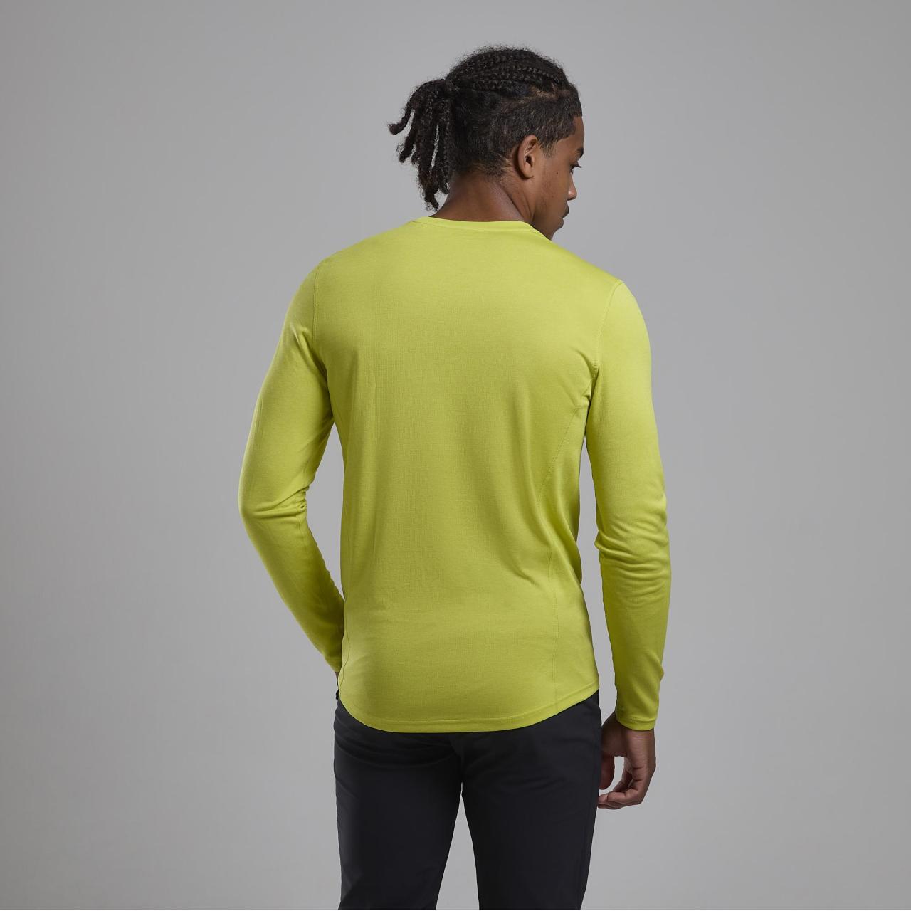 DART LONG SLEEVE T-SHIRT-CITRUS SPRING-L pánské triko dlouhý ruk. žlutozelené