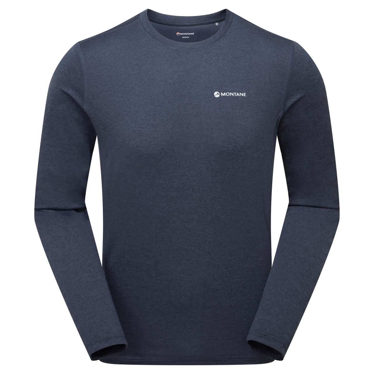 DART LONG SLEEVE T-SHIRT-ECLIPSE BLUE-L pánské triko dlouhý ruk. modré