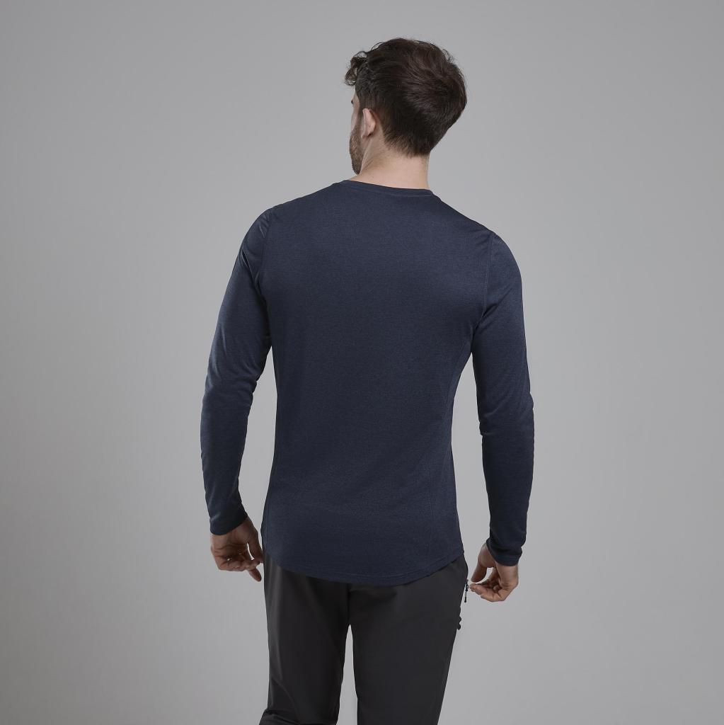 DART LONG SLEEVE T-SHIRT-ECLIPSE BLUE-XL pánské triko dlouhý ruk. modré