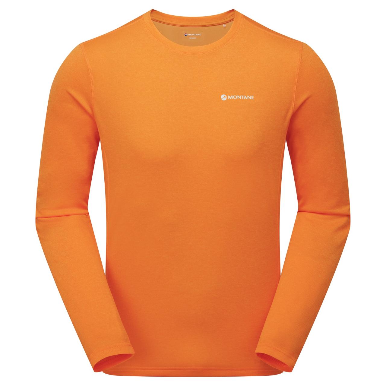 DART LONG SLEEVE T-SHIRT-NAGAMI ORANGE-XS pánské triko dlouhý ruk. oranžové