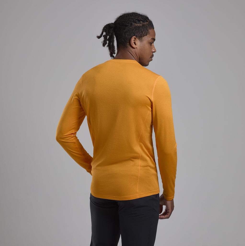 DART LONG SLEEVE T-SHIRT-NAGAMI ORANGE-M pánské triko dlouhý ruk. oranžové