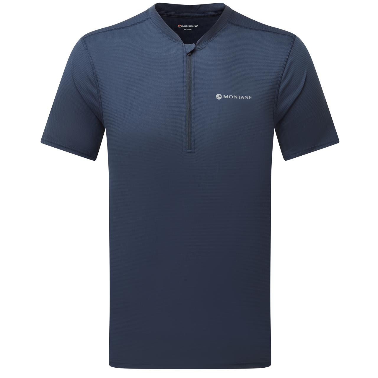 DART NANO ZIP T-SHIRT-ECLIPSE BLUE-XS pánské triko modré