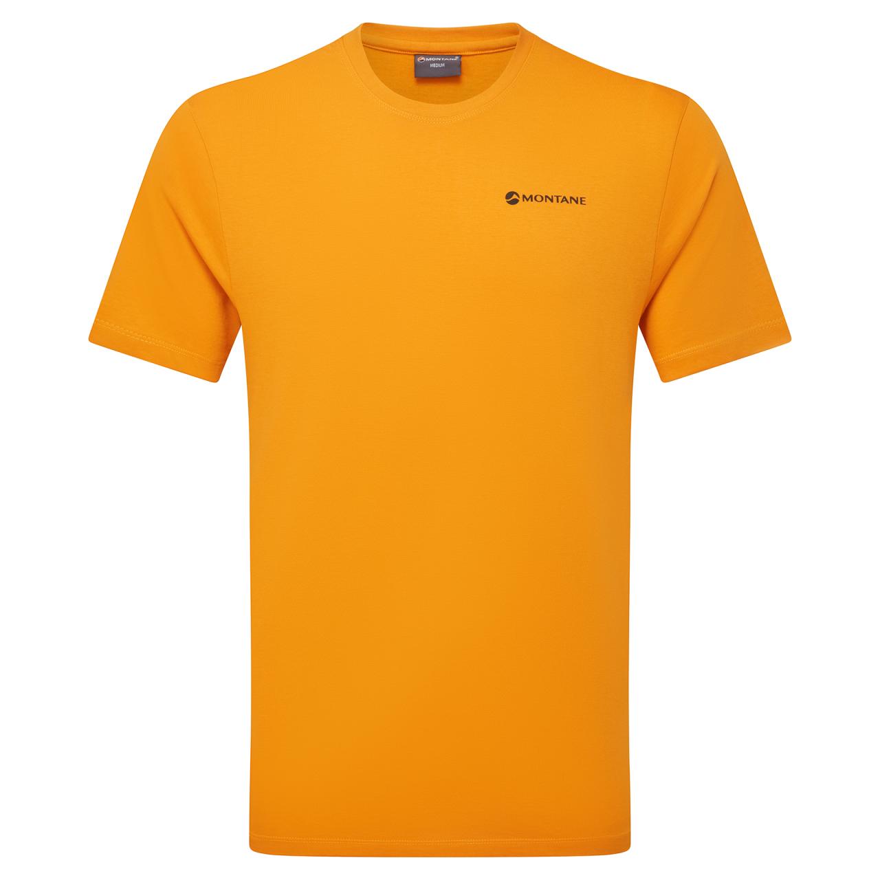 IMPACT COMPASS TEE-FLAME ORANGE-XL pánské tričko žlutooranžové