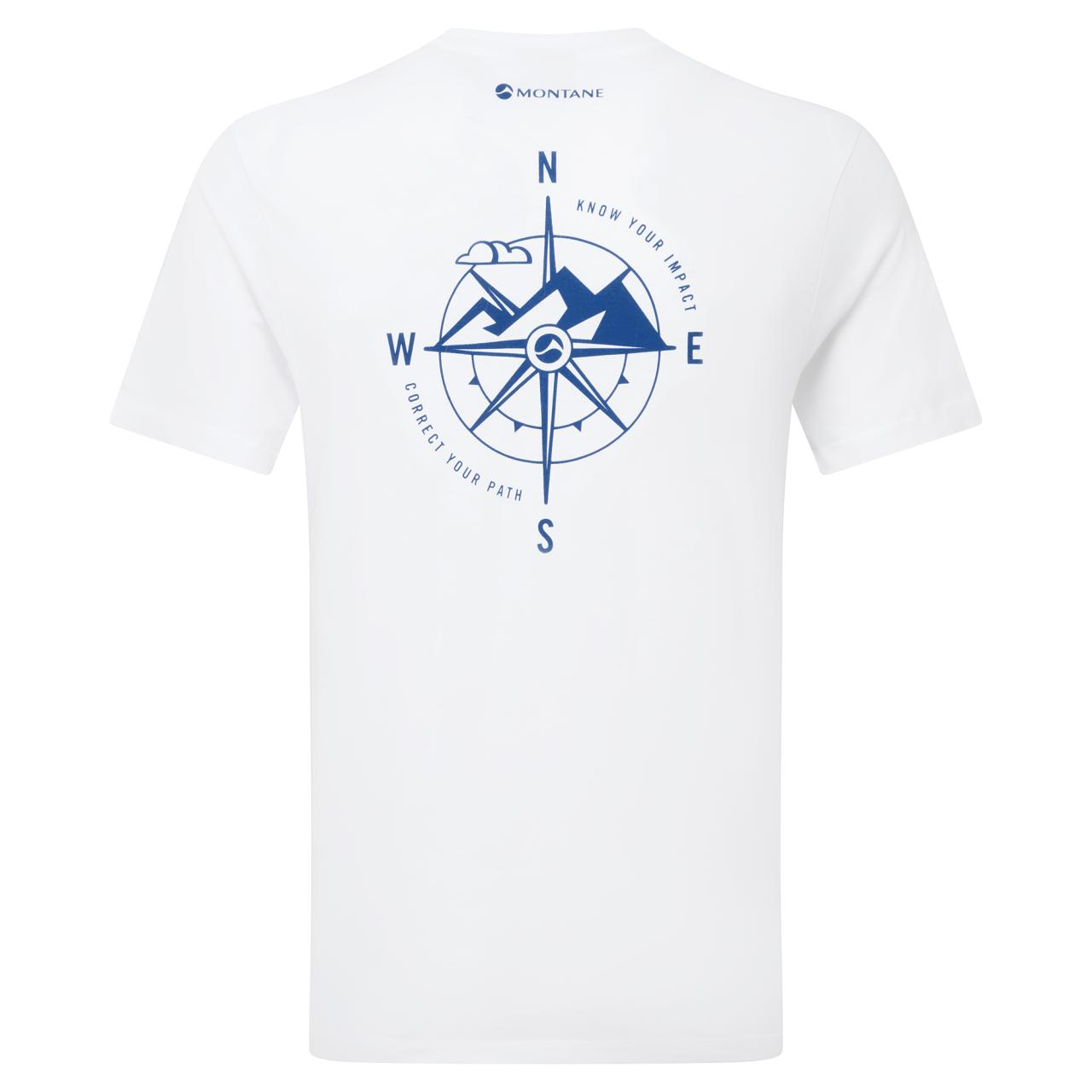 IMPACT COMPASS TEE-WHITE-M pánské tričko bílé