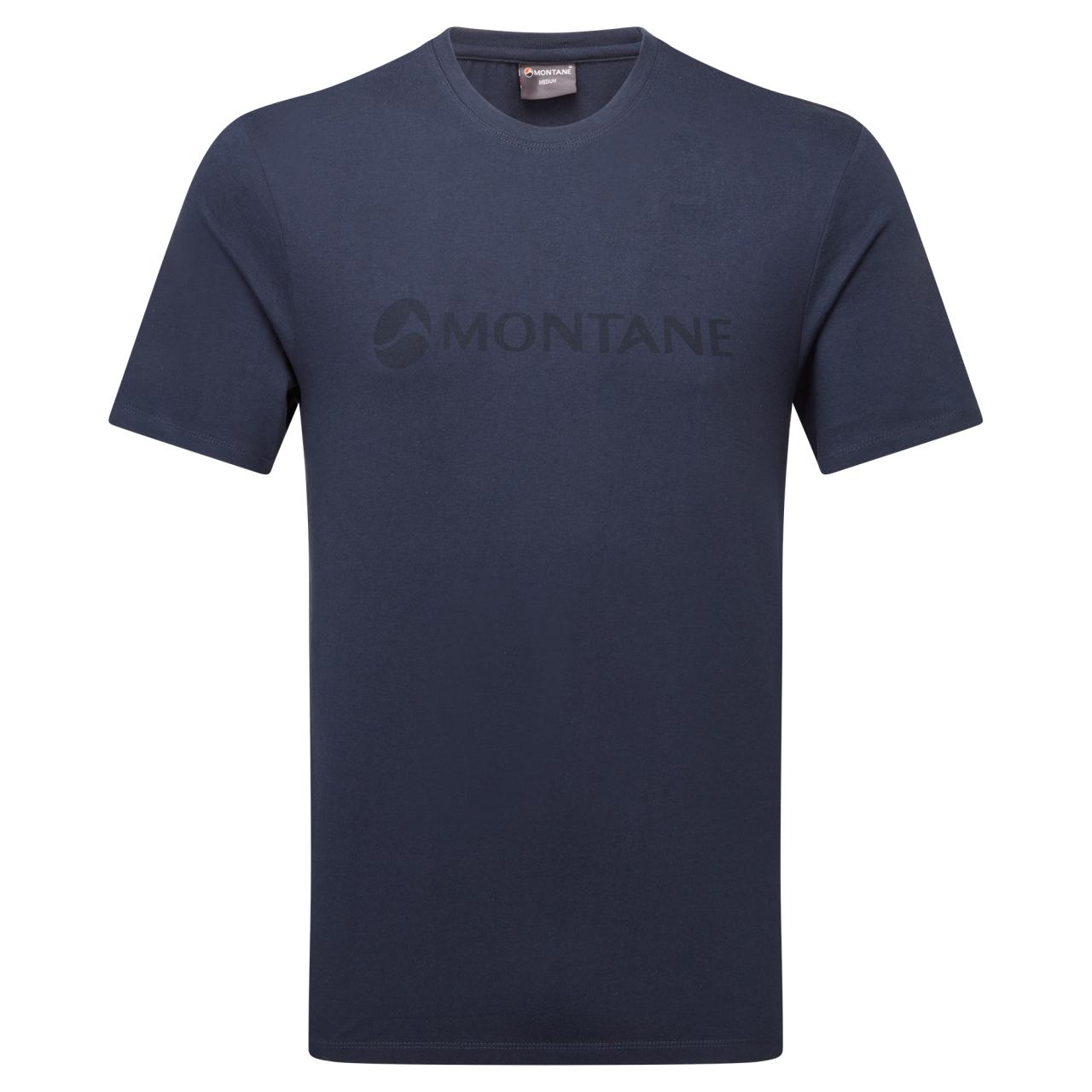 MONTANE MONO LOGO T-SHIRT-ECLIPSE BLUE-XXL pánské tričko modré