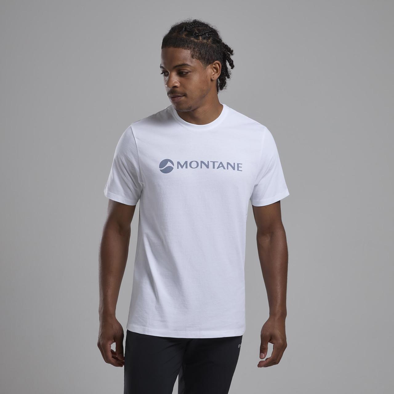 MONTANE MONO LOGO T-SHIRT-WHITE-L pánské tričko bílé