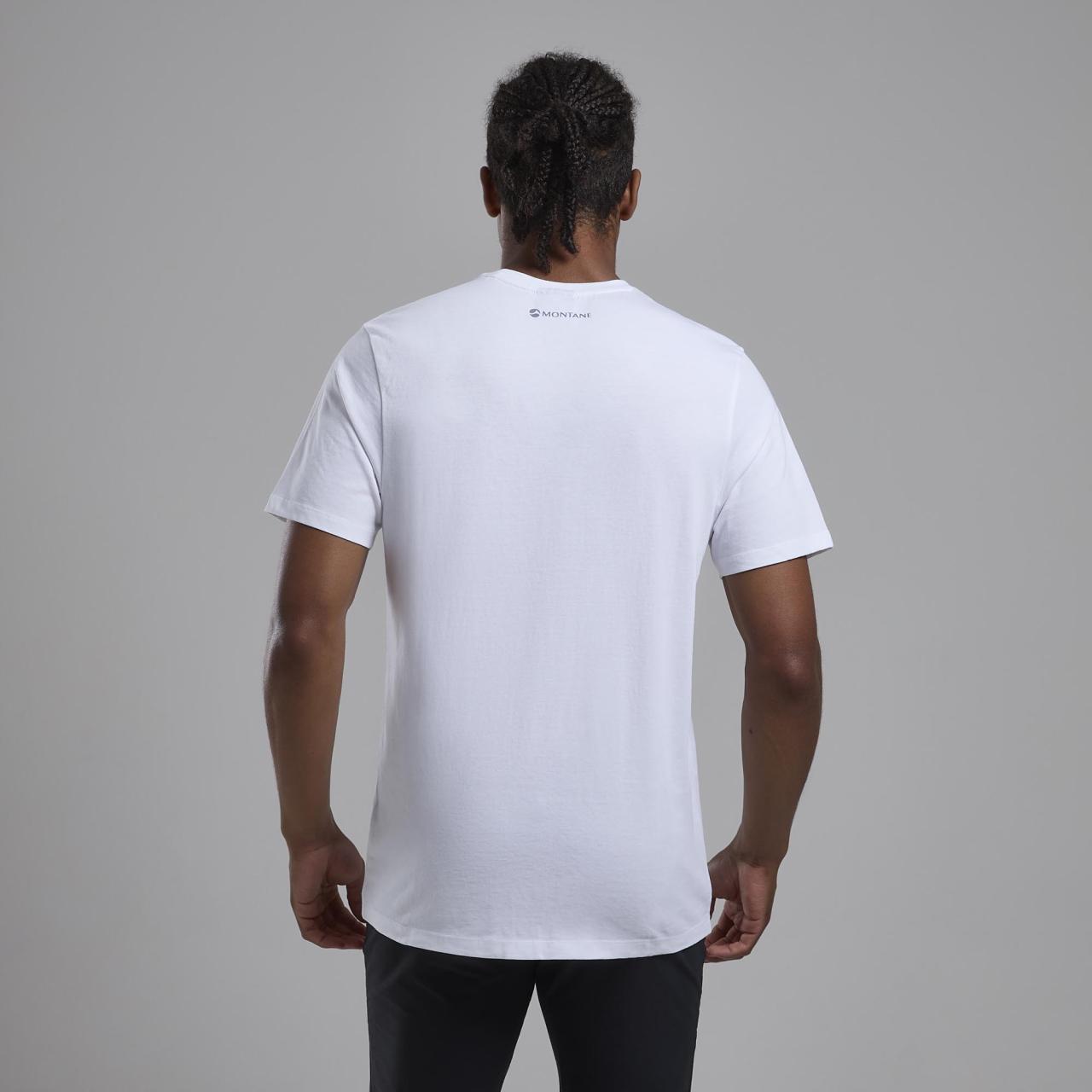 MONTANE MONO LOGO T-SHIRT-WHITE-S pánské tričko bílé