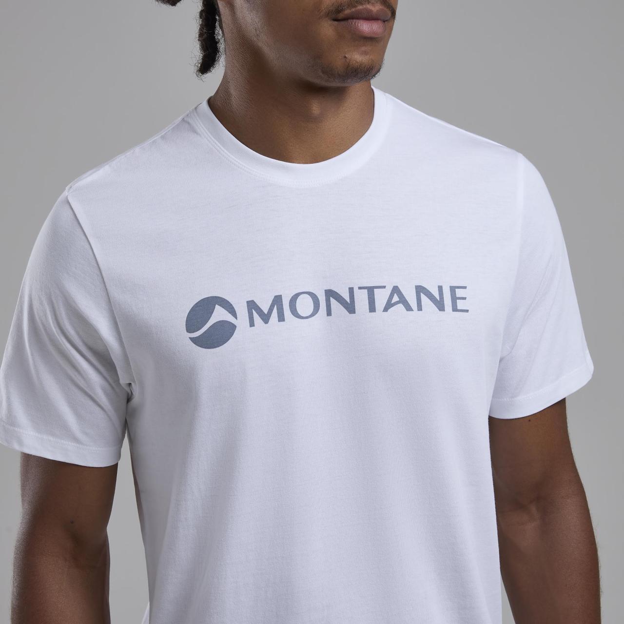 MONTANE MONO LOGO T-SHIRT-WHITE-S pánské tričko bílé