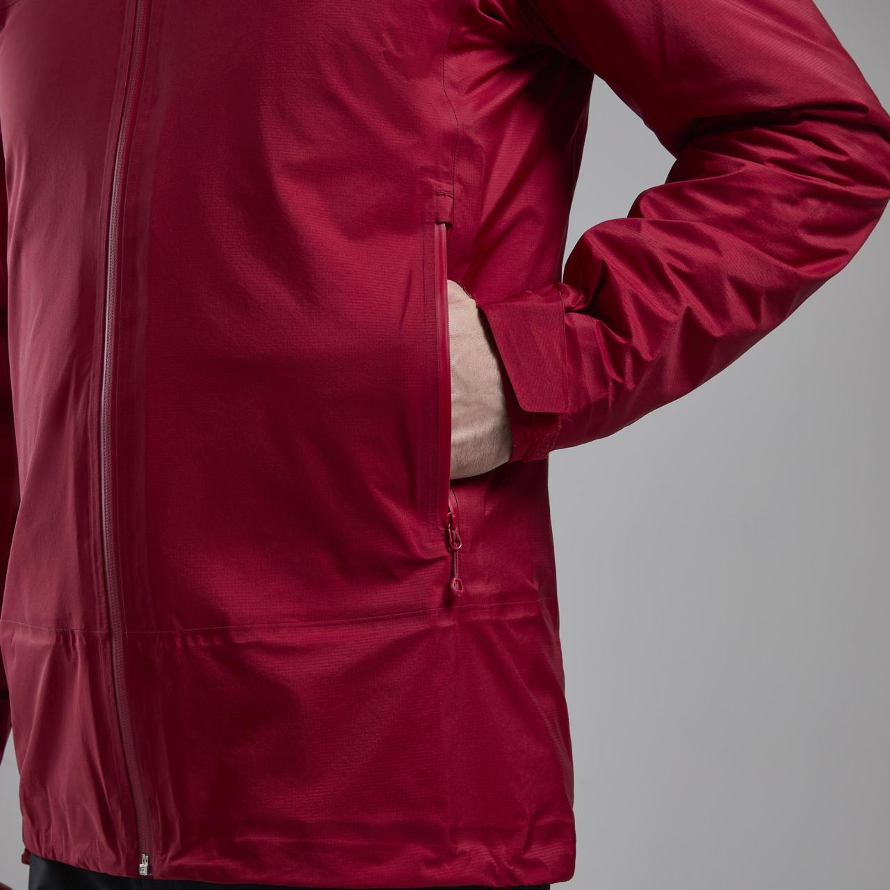 CETUS LITE JACKET-ACER RED-L pánská bunda tmavě červená