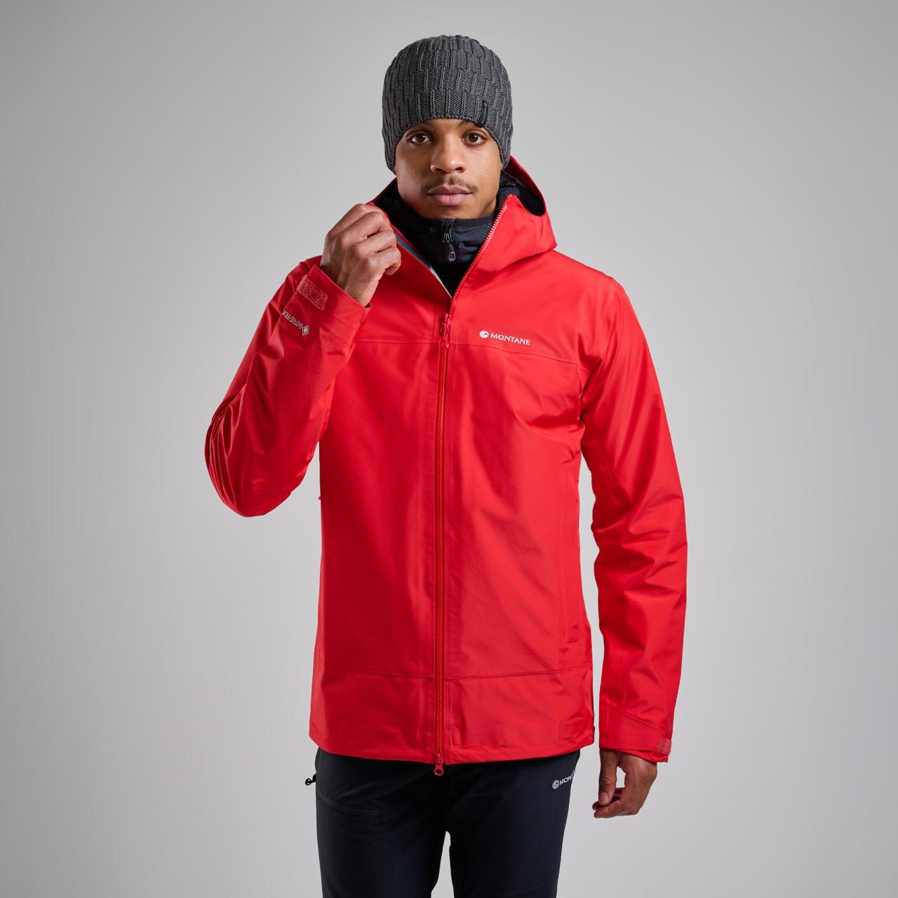 PHASE JACKET-ADRENALINE RED-XL pánská bunda červená