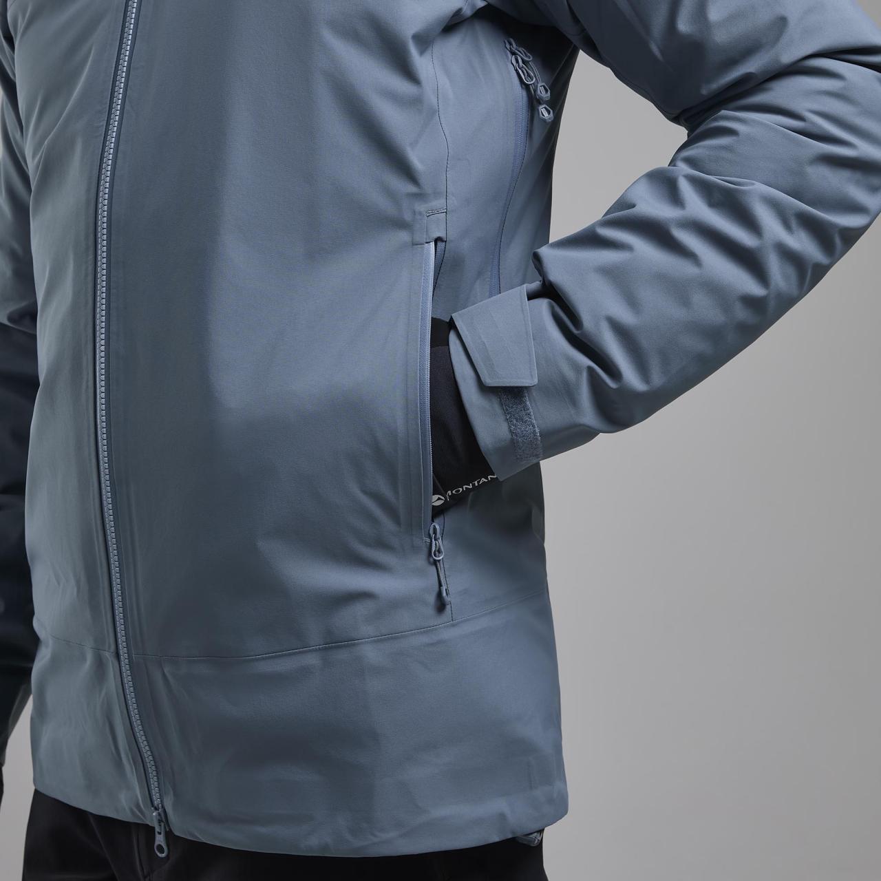 PHASE XT JACKET-STONE BLUE-XXL pánská bunda šedomodrá