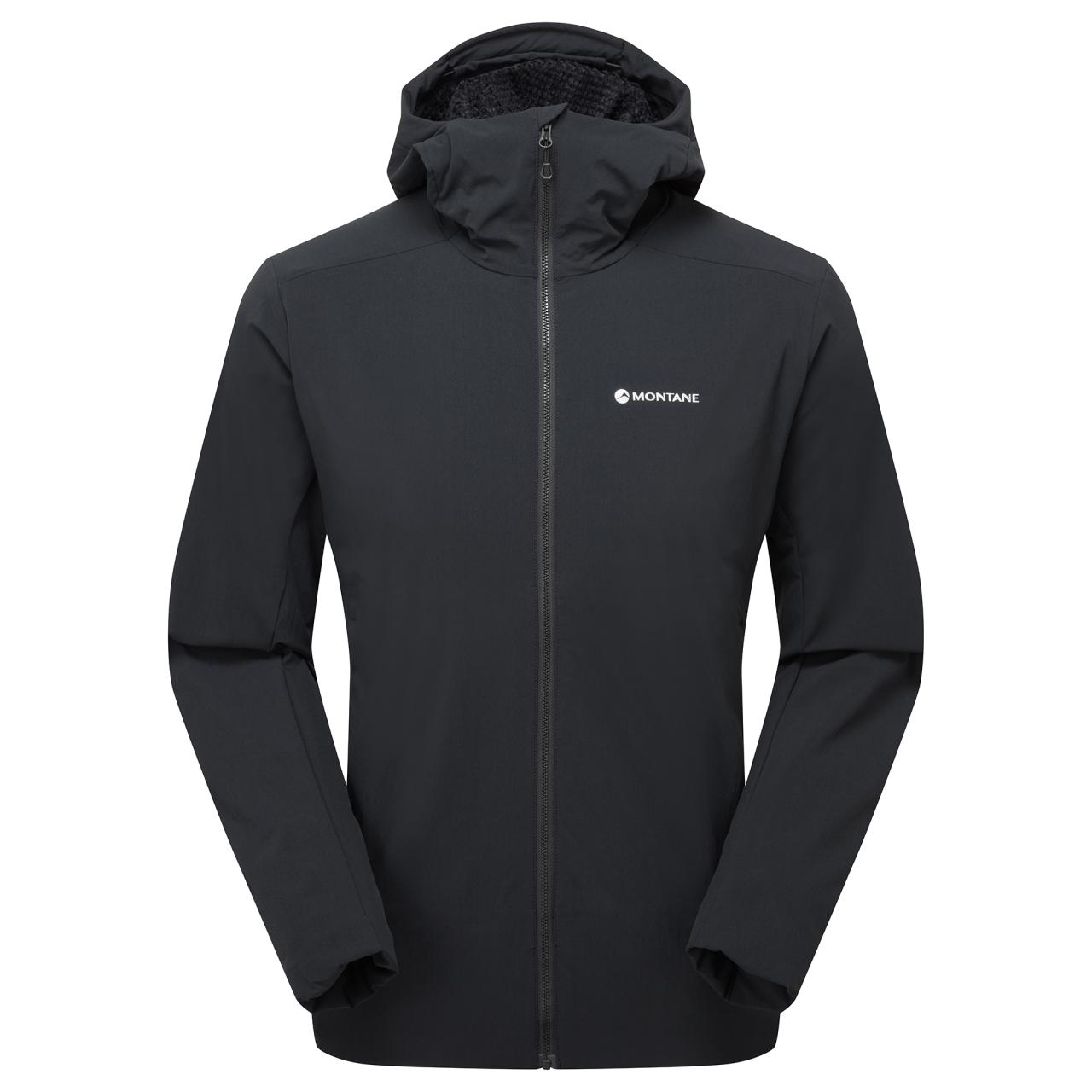 KHAMSIN HOODIE-BLACK-M pánská bunda černá