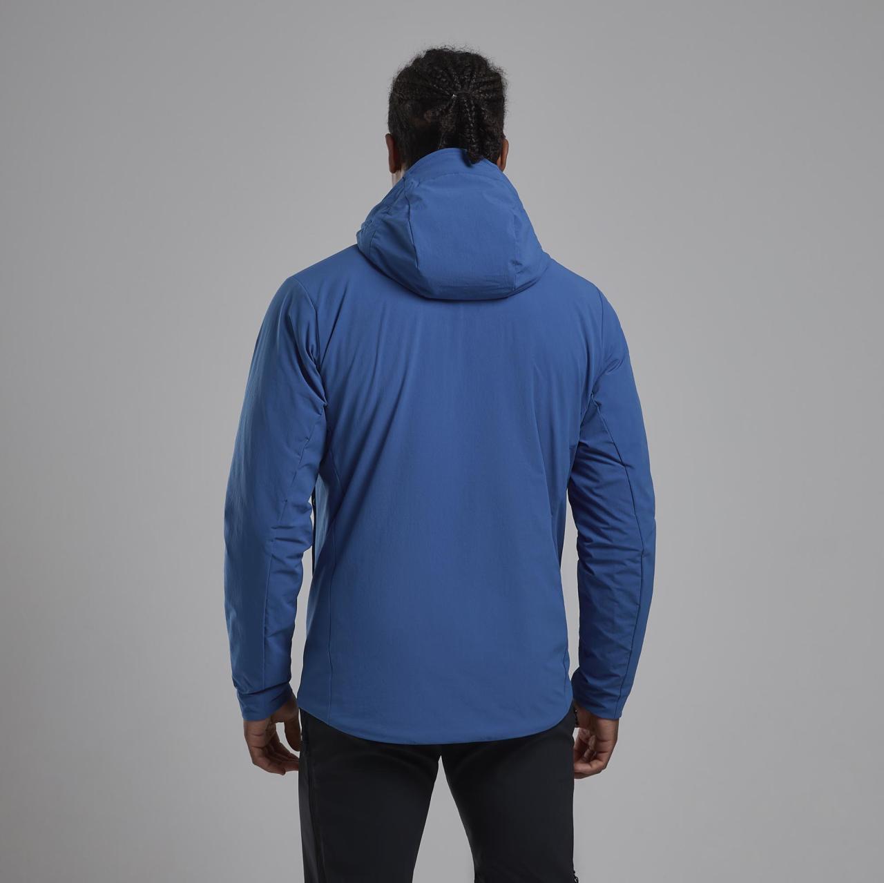 KHAMSIN HOODIE-NEPTUNE BLUE-XL pánská bunda modrá