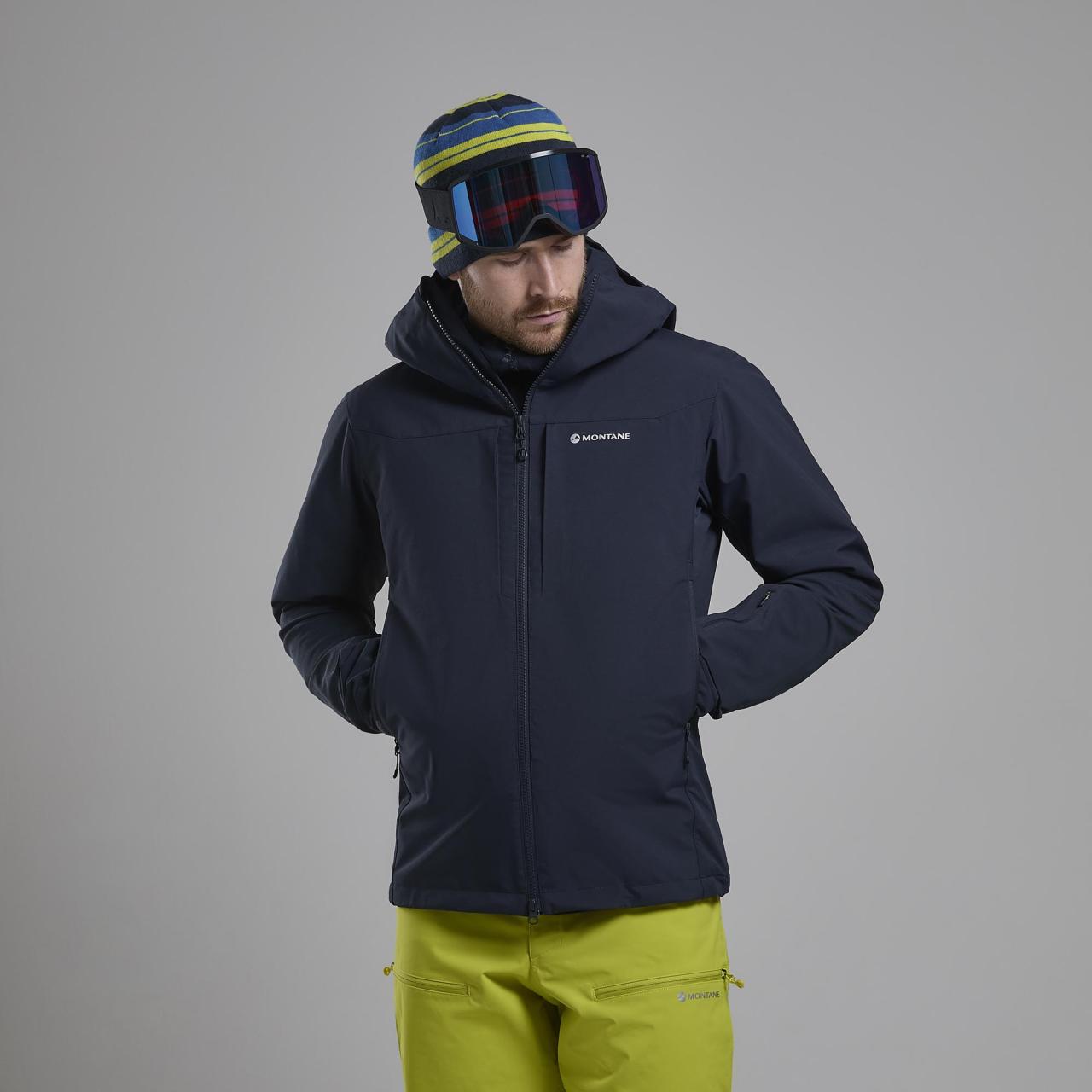 NORDES HOODIE-ECLIPSE BLUE-M pánská bunda modrá