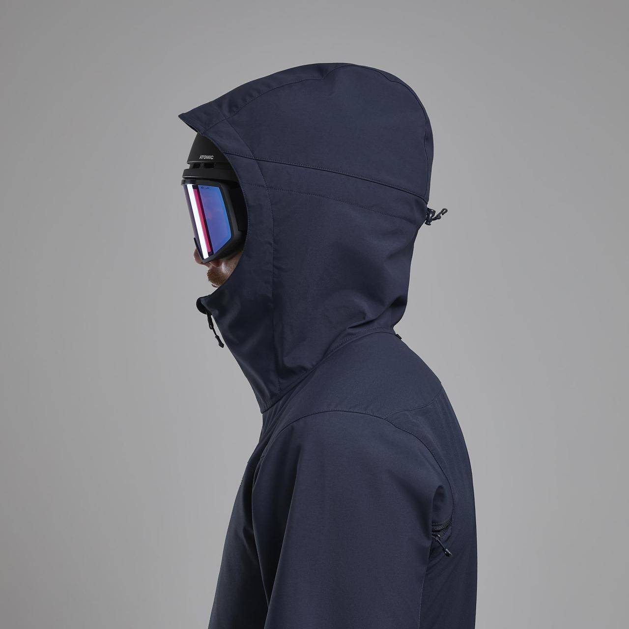 NORDES HOODIE-ECLIPSE BLUE-XXL pánská bunda modrá