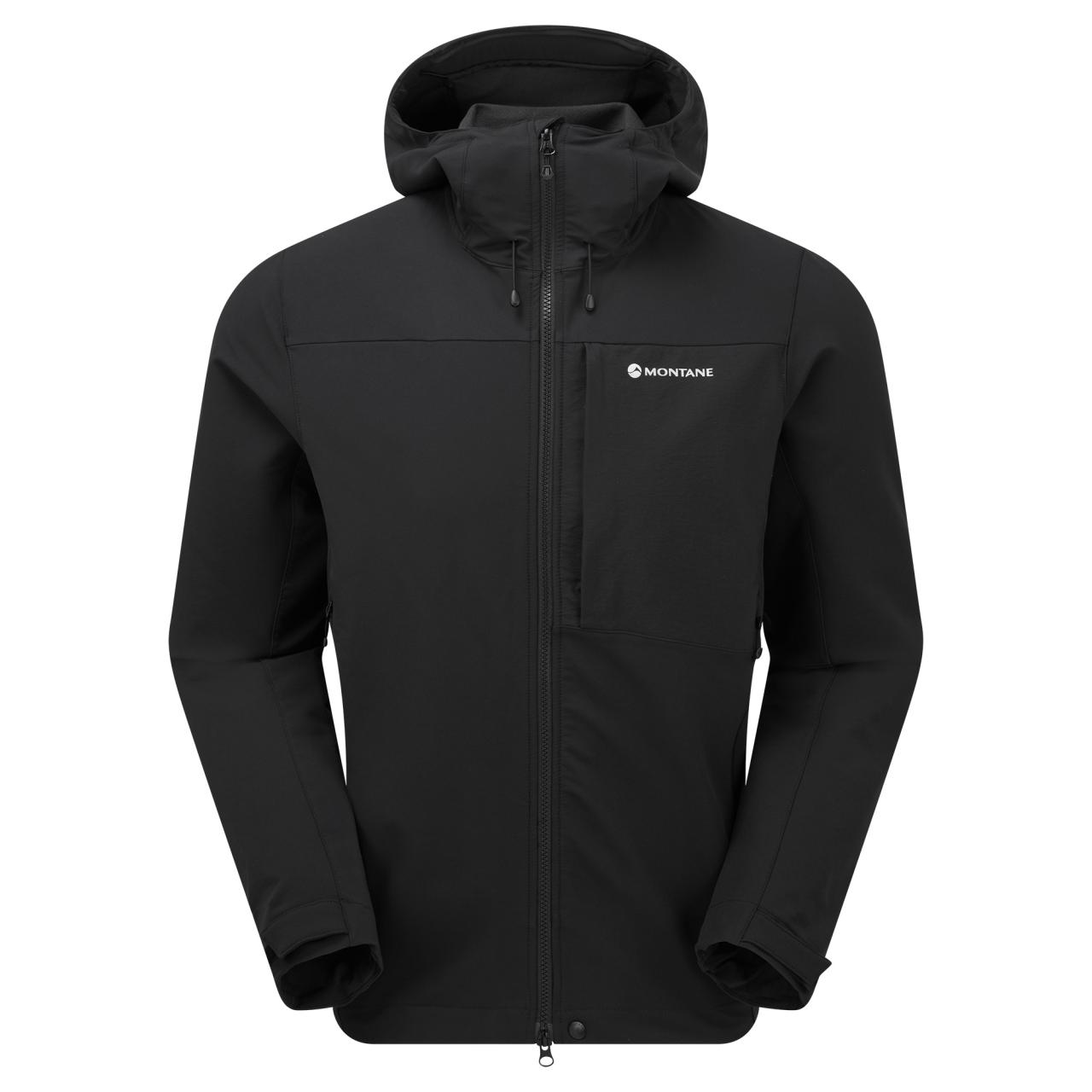 TENACITY XT HOODIE-BLACK-S pánská bunda černá