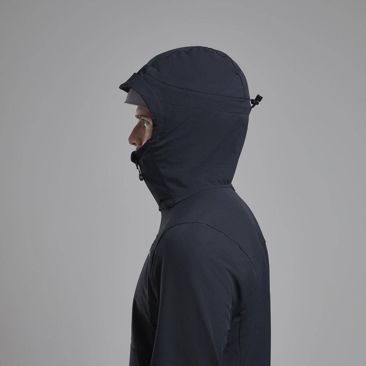 TENACITY XT HOODIE-BLACK-XL pánská bunda černá