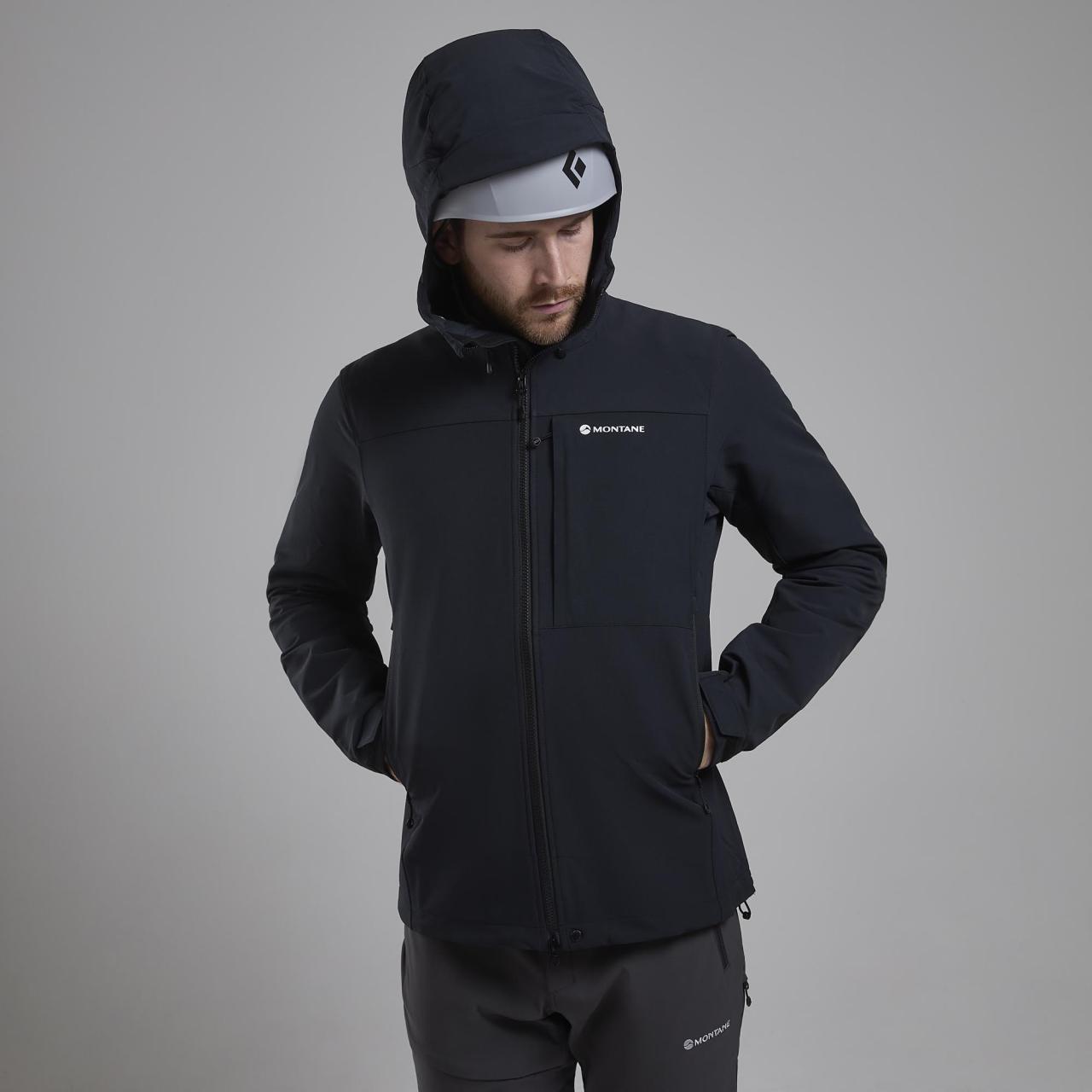 TENACITY XT HOODIE-BLACK-L pánská bunda černá