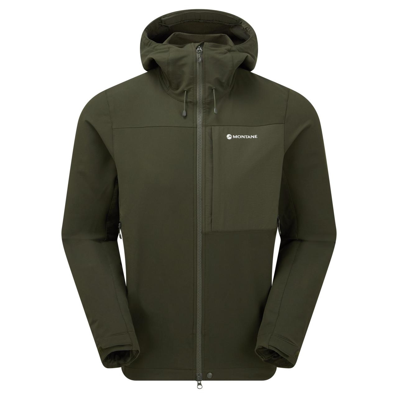 TENACITY XT HOODIE-OAK GREEN-XXL pánská bunda zelená