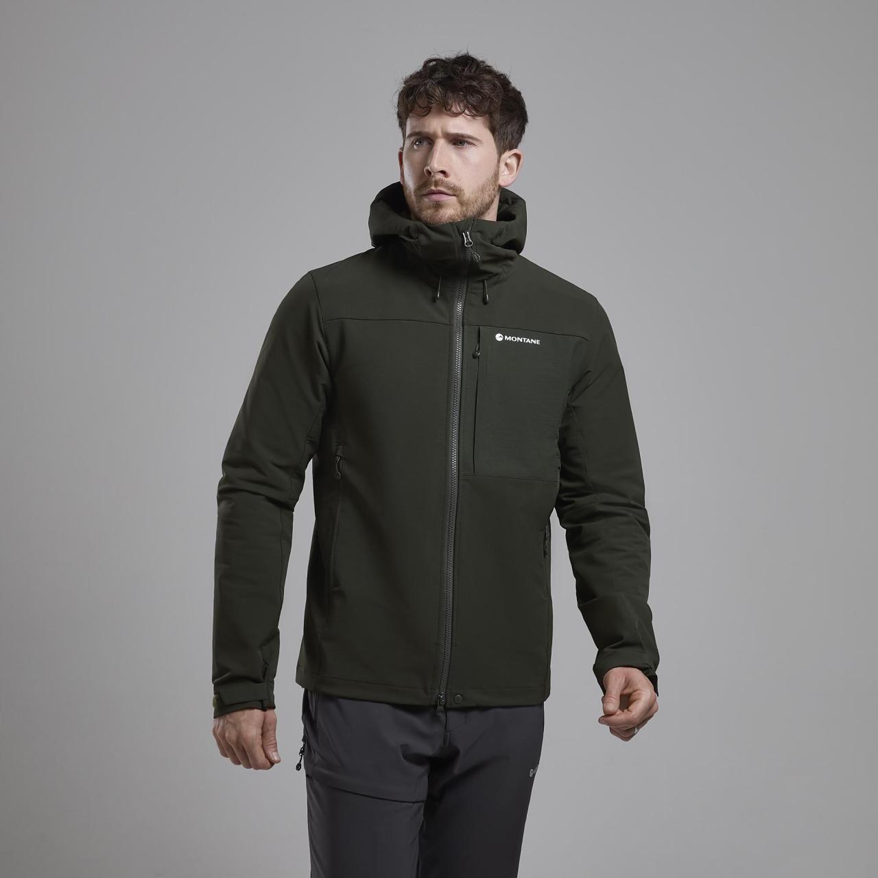 TENACITY XT HOODIE-OAK GREEN-L pánská bunda zelená