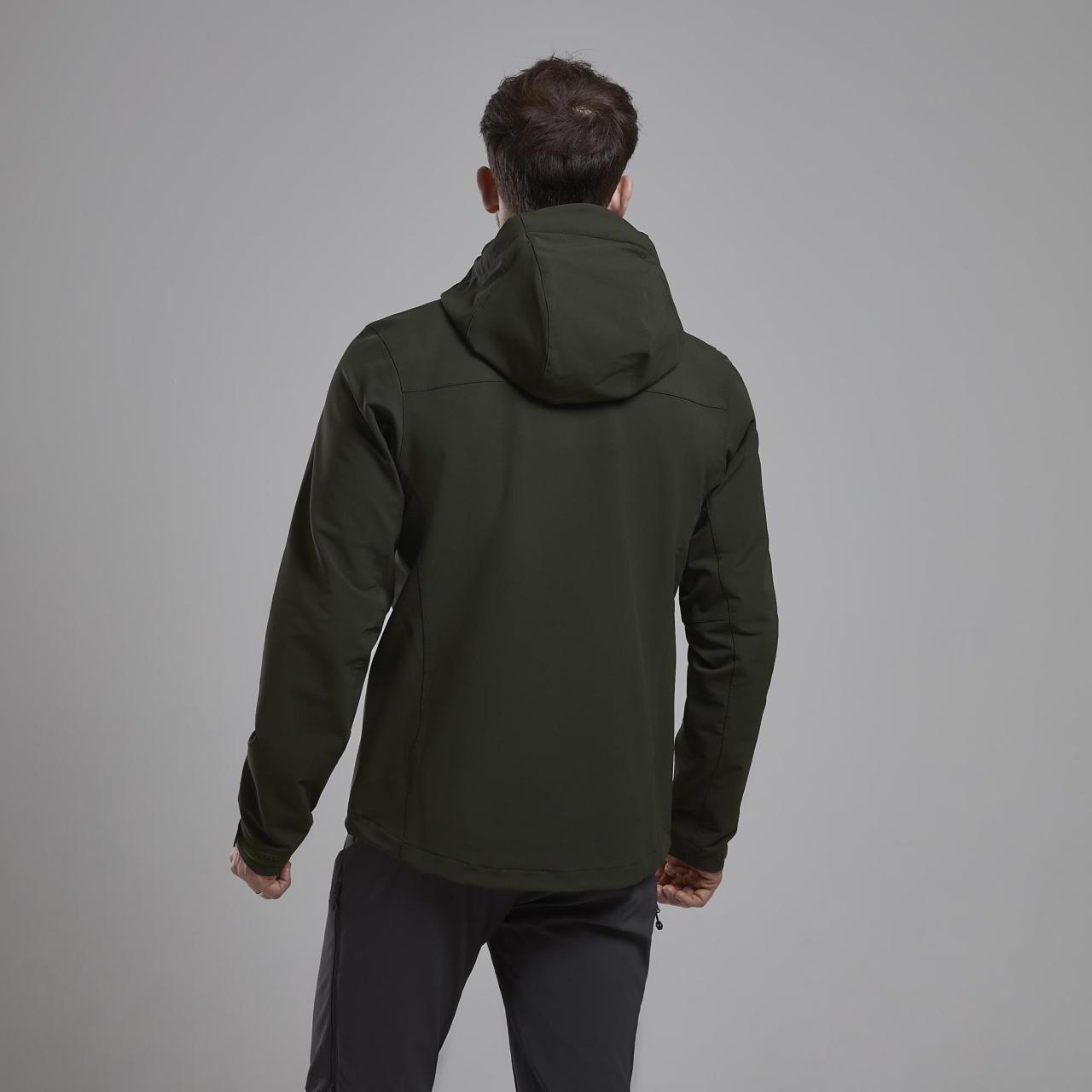 TENACITY XT HOODIE-OAK GREEN-L pánská bunda zelená