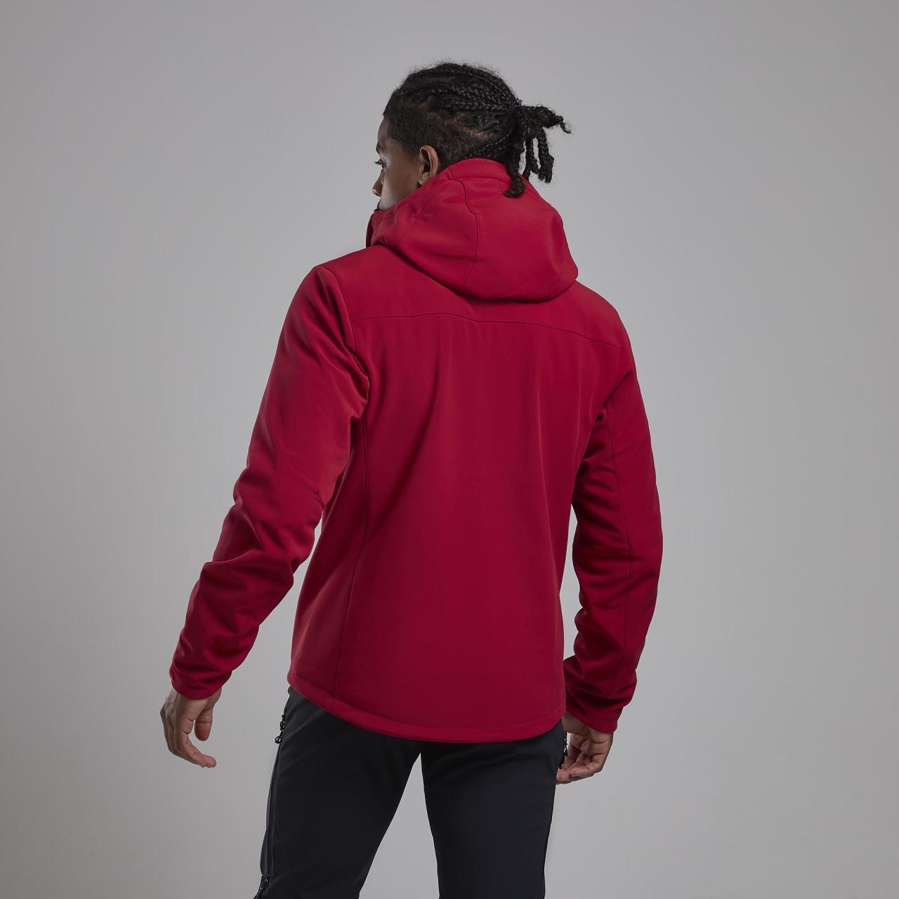 WINDJAMMER XPD HOODIE-ACER RED-XXL pánská bunda tmavě červená