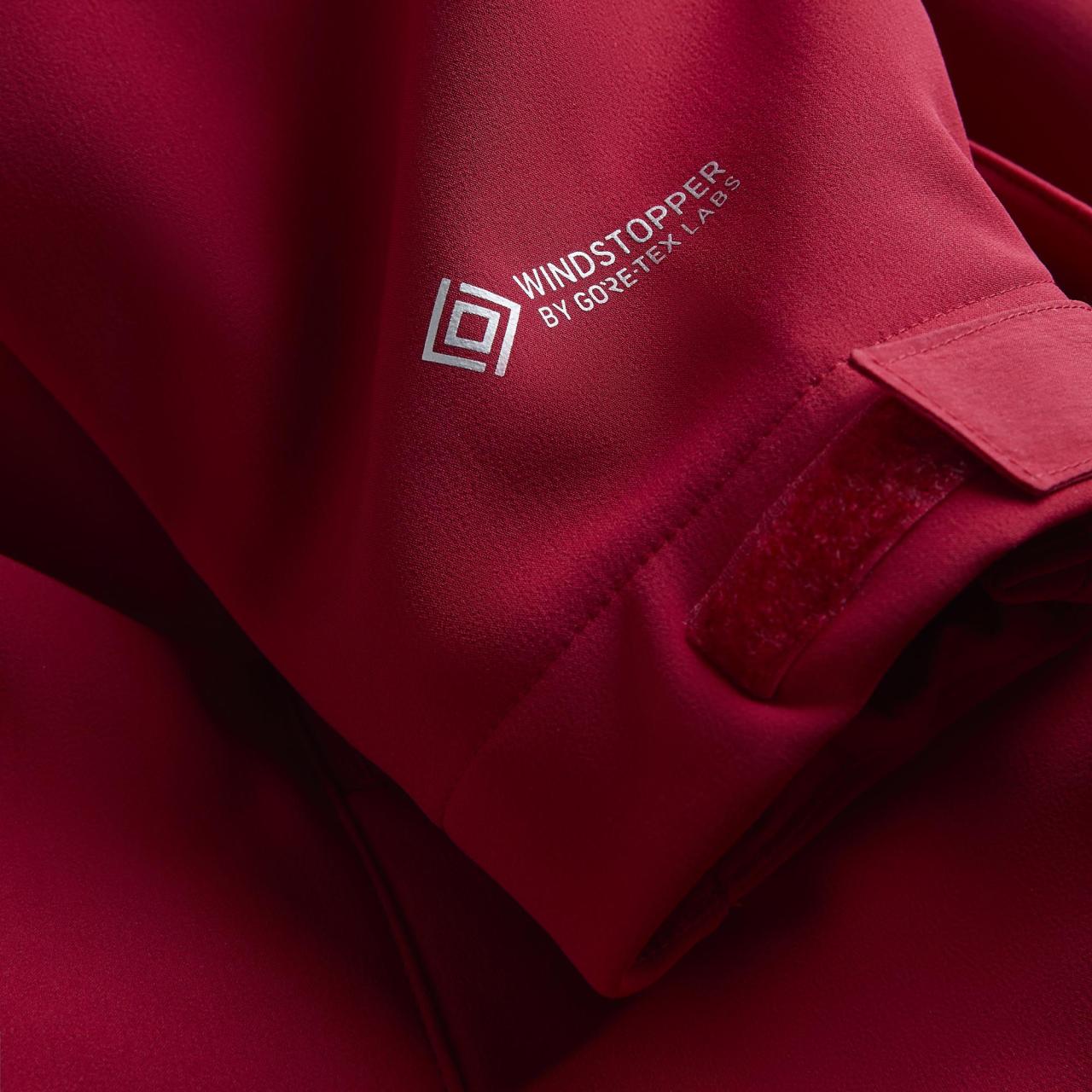 WINDJAMMER XPD HOODIE-ACER RED-M pánská bunda tmavě červená