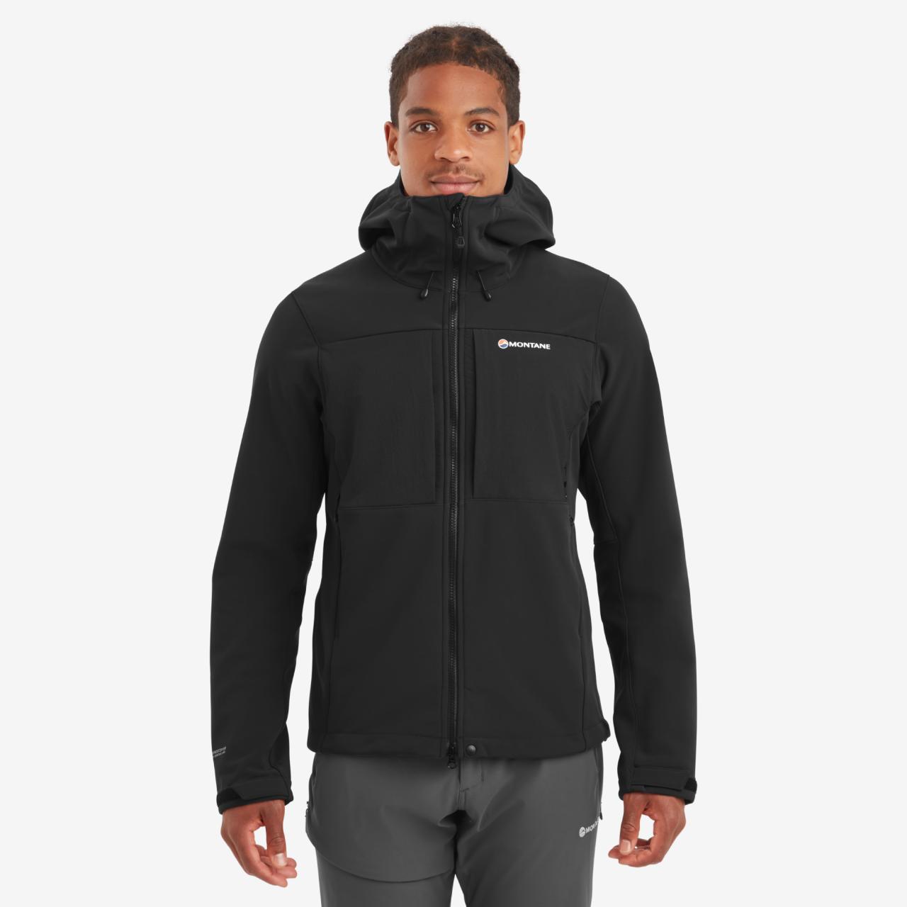 WINDJAMMER XPD HOODIE-BLACK-XXL pánská bunda černá