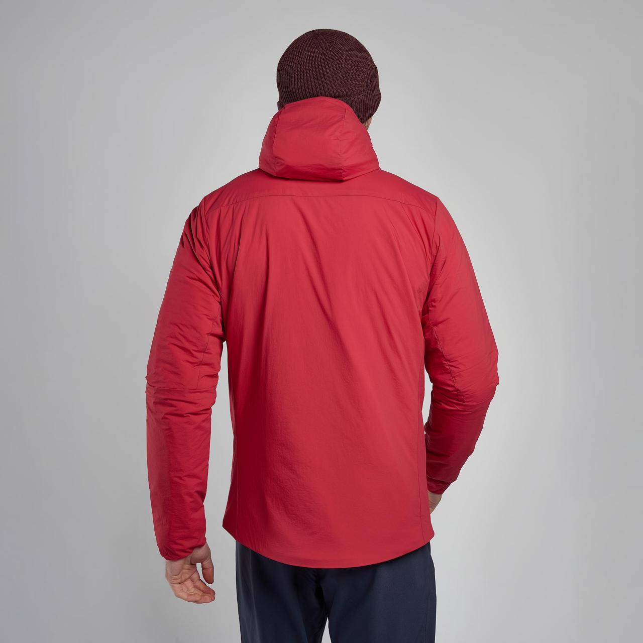 FIREBALL HOODIE-ACER RED-XXL pánská bunda tmavě červená