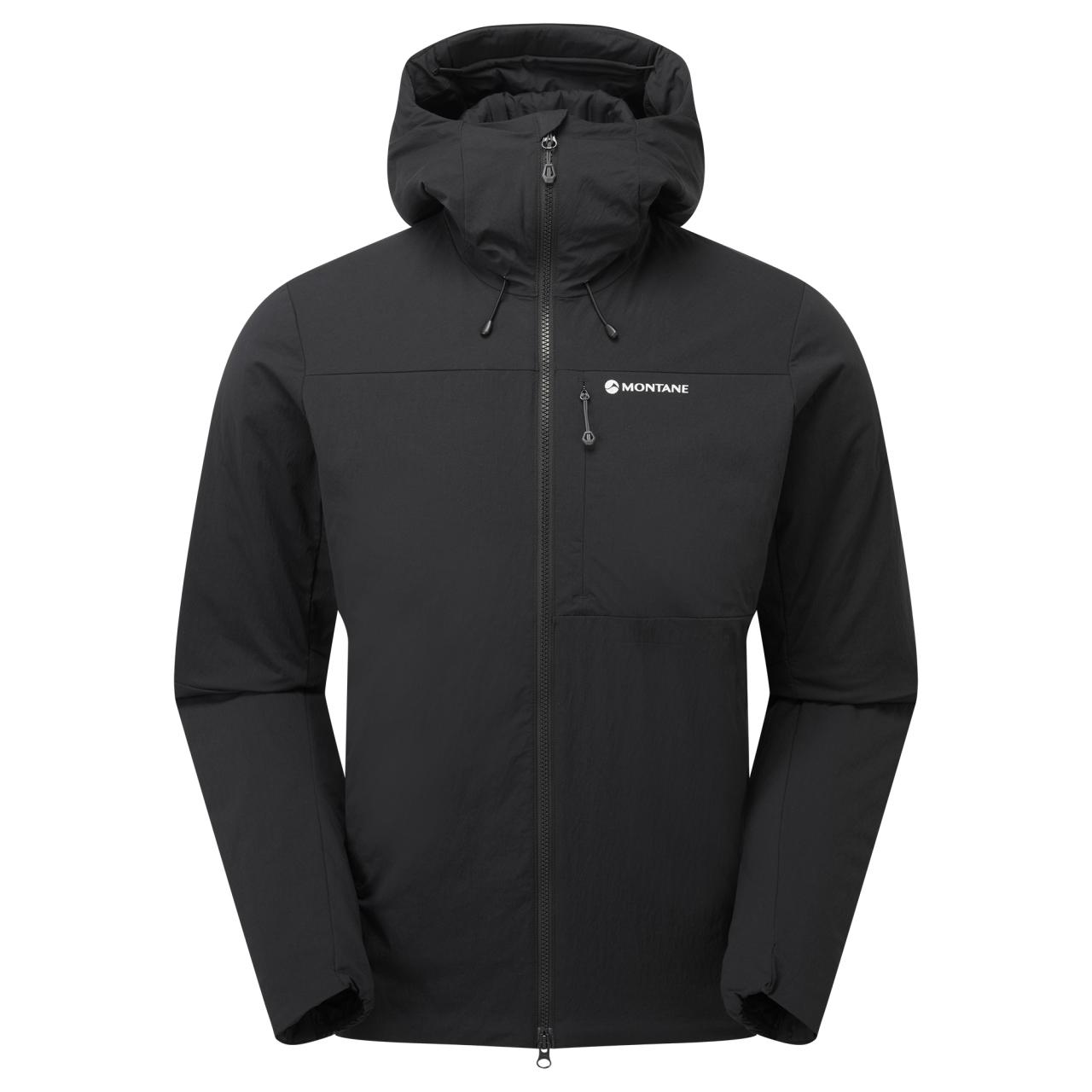 FIREBALL XT HOODIE-BLACK-M pánská bunda černá