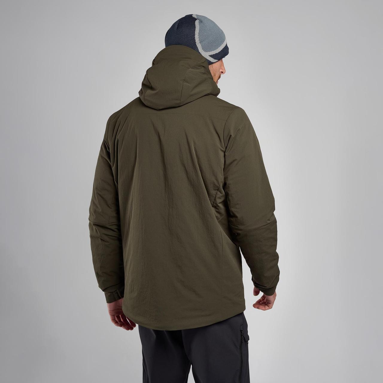 FIREBALL XT HOODIE-OAK GREEN-M pánská bunda zelená