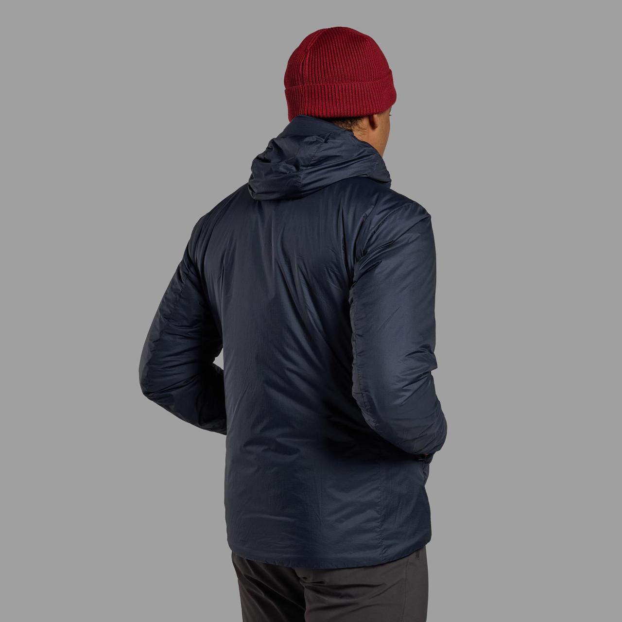 FORTES LITE HOODIE-ECLIPSE BLUE-M pánská bunda modrá
