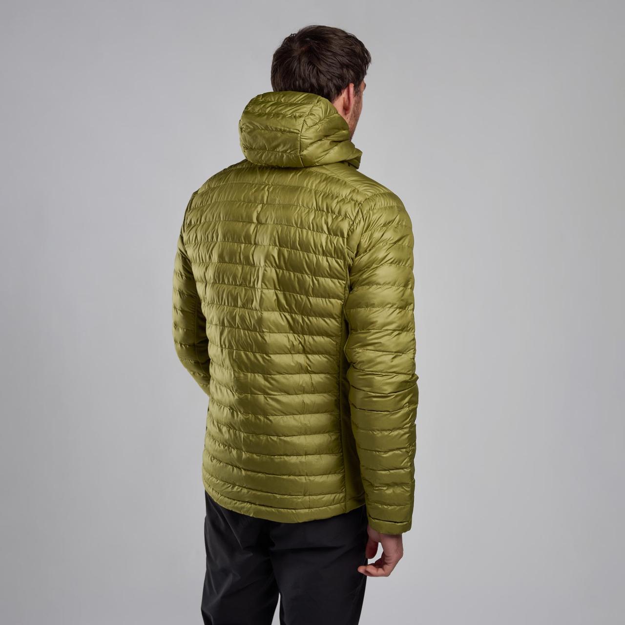 ICARUS LITE HOODIE-ALDER GREEN-XL pánská bunda zelená