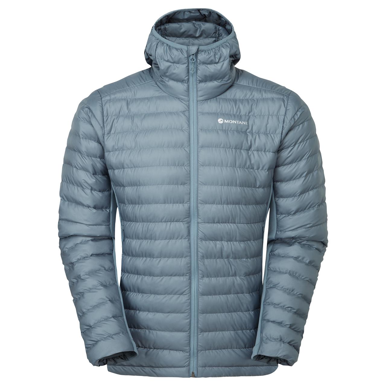 ICARUS LITE HOODIE-STONE BLUE-XL pánská bunda šedomodrá