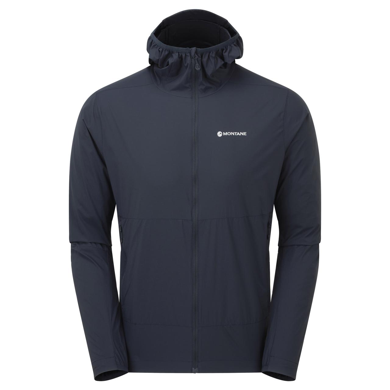 FEATHERLITE HOODIE-ECLIPSE BLUE-M pánská bunda modrá