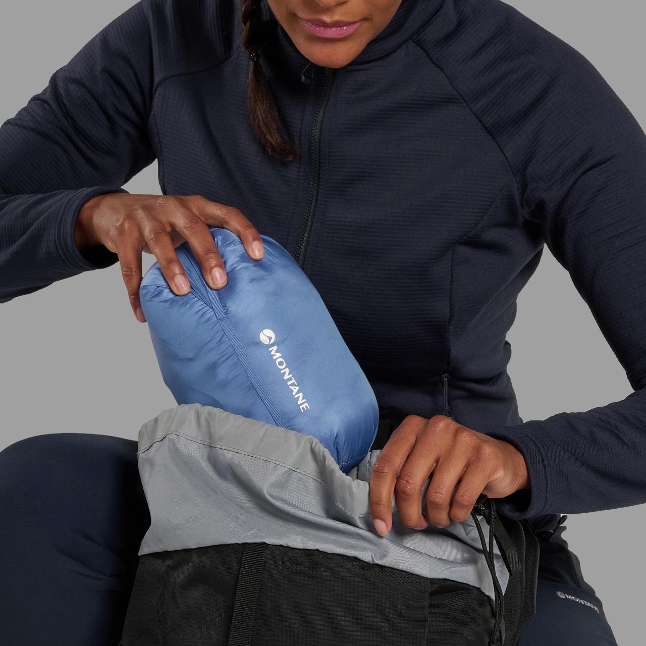 FEM ANTI-FREEZE HOODIE-CORNFLOWER-UK10/S dámská bunda modrá