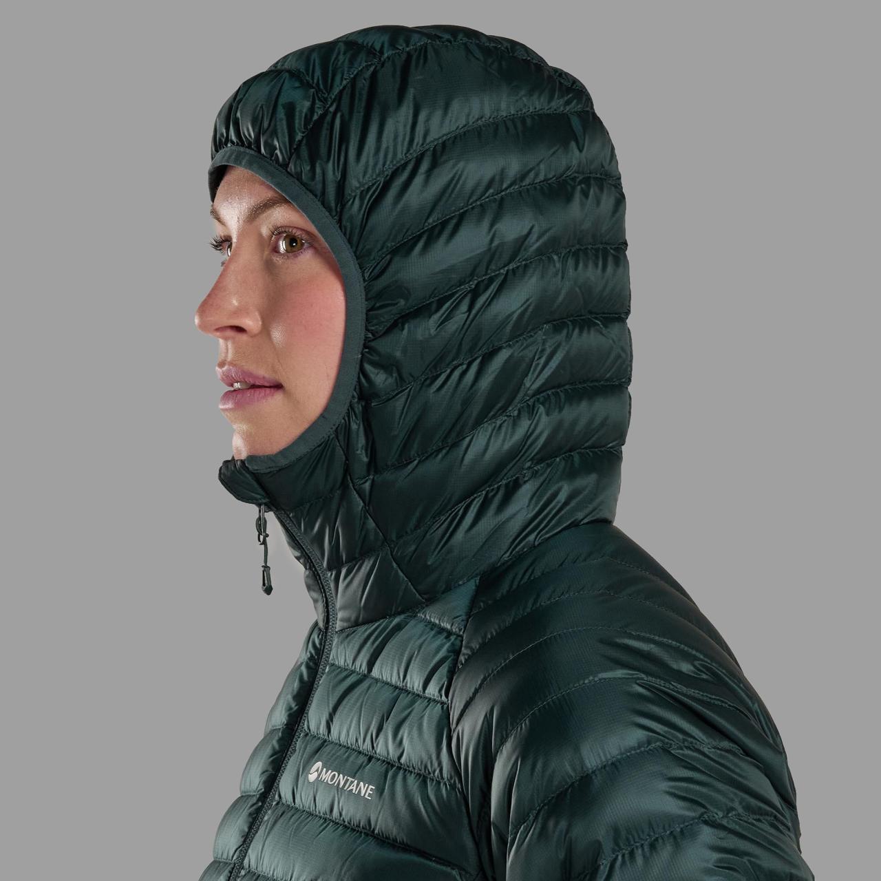 FEM ANTI-FREEZE LITE HOODIE-DEEP FOREST-UK10/S dámská bunda tmavě zelená