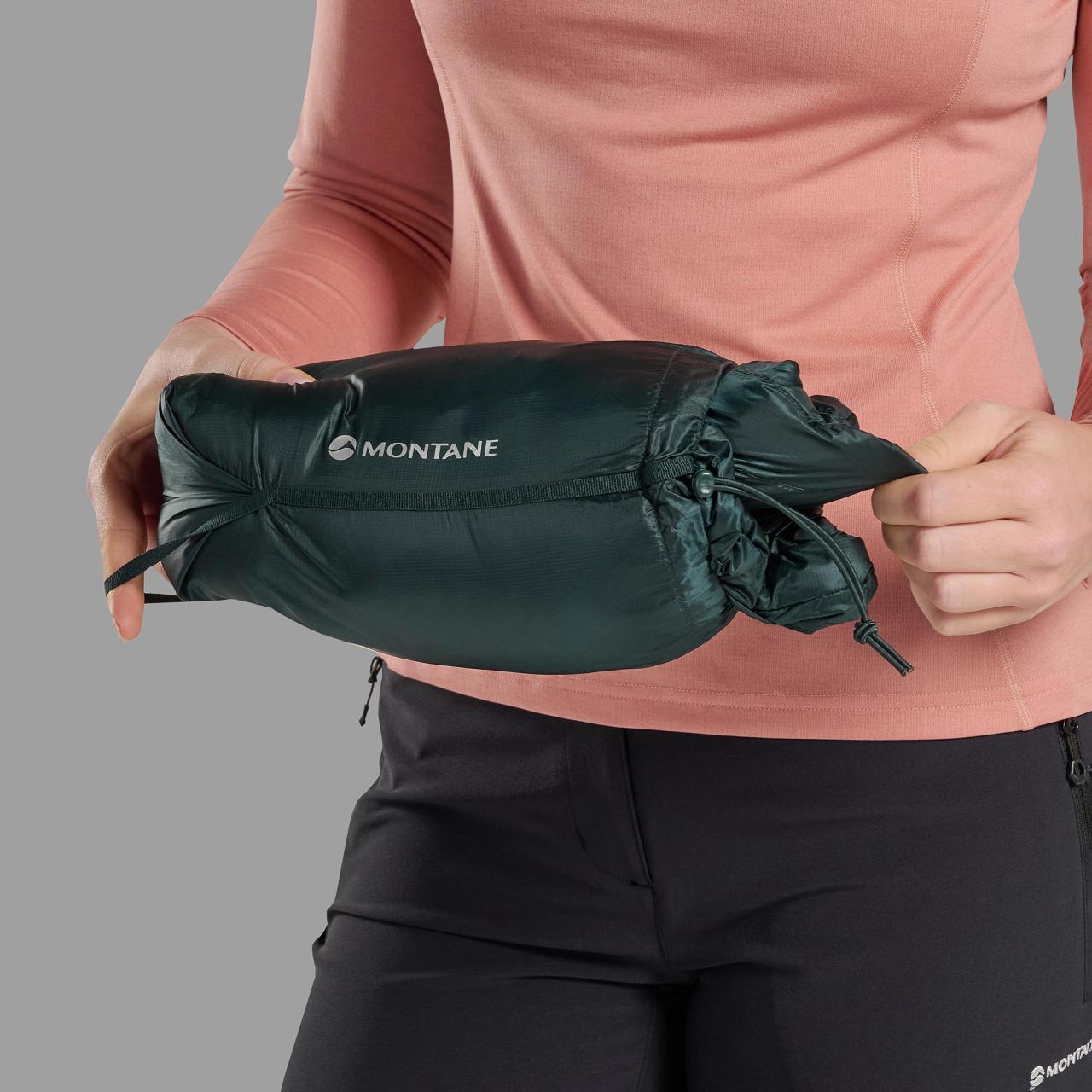 FEM ANTI-FREEZE LITE HOODIE-DEEP FOREST-UK10/S dámská bunda tmavě zelená