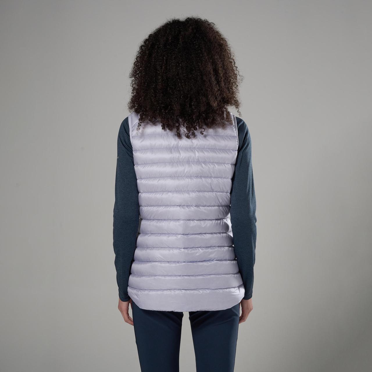 FEM ANTI-FREEZE VEST-LILAC HAZE-UK10/S dámská vesta šedofialová