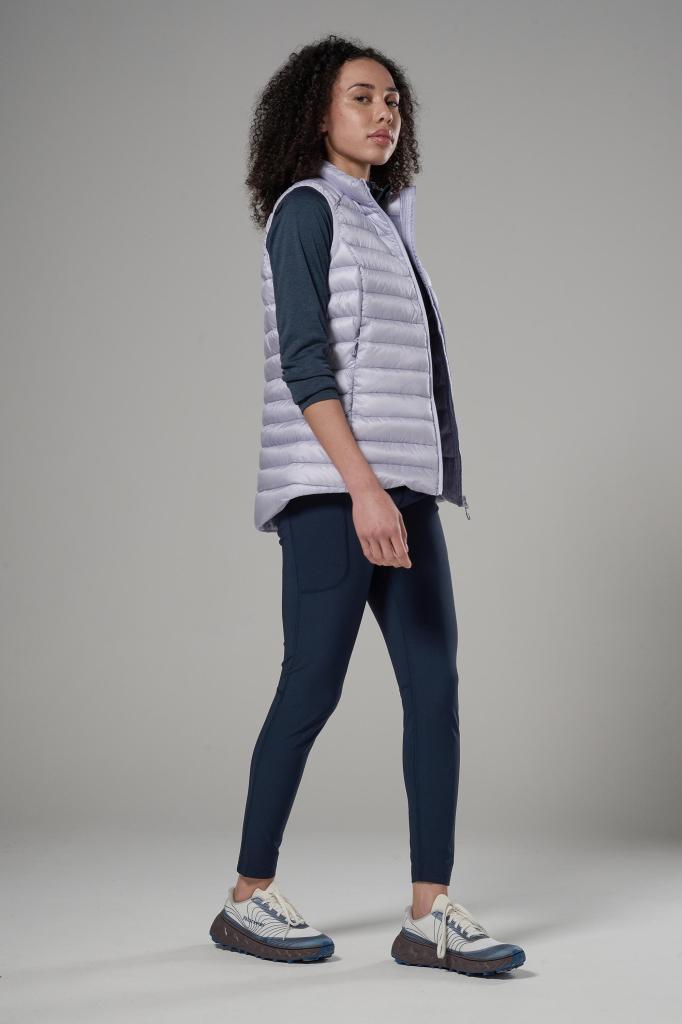 FEM ANTI-FREEZE VEST-LILAC HAZE-UK10/S dámská vesta šedofialová