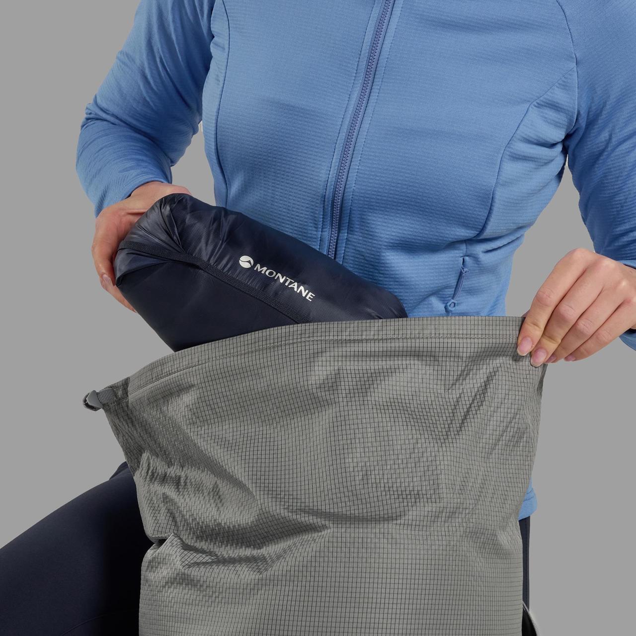 FEM ANTI-FREEZE XT HOODIE-ECLIPSE BLUE-UK10/S dámská bunda modrá