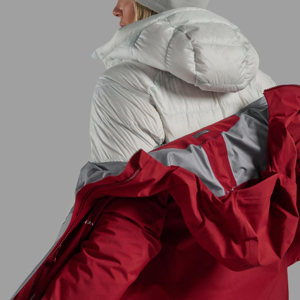 FEM KAMEN HOODIE-POWDER-UK10/S dámská bunda bílá